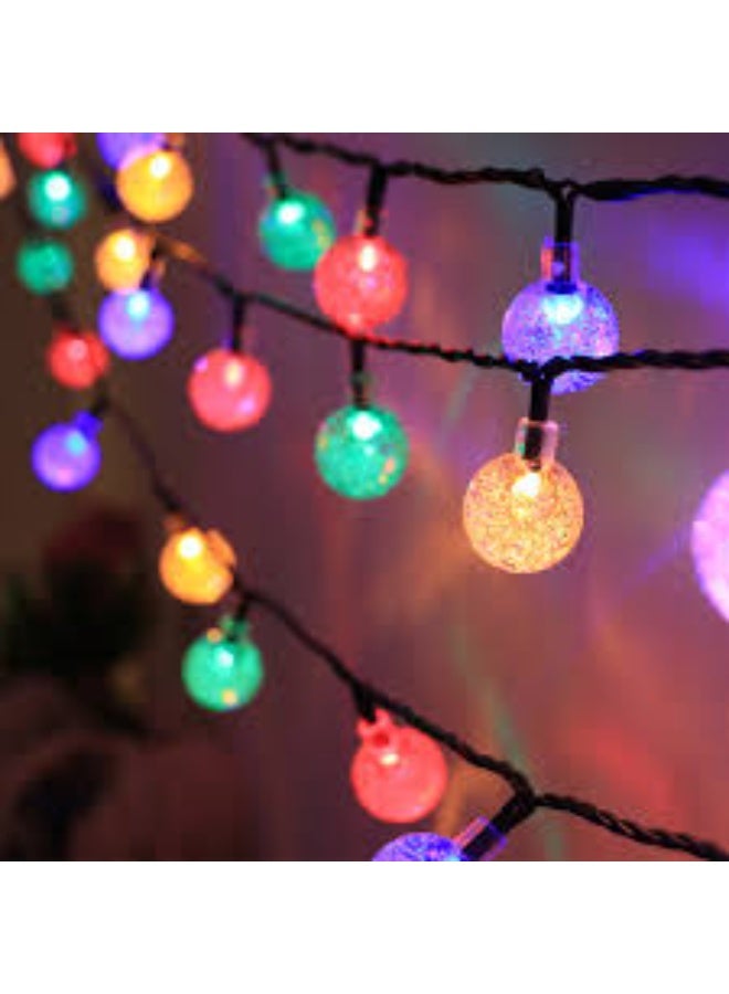 زينة رمضان فرع نور ليد كرة كريستال - متعدد الالوان - Image 4